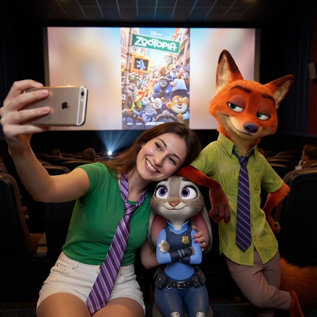 Zootopia selfie example 2