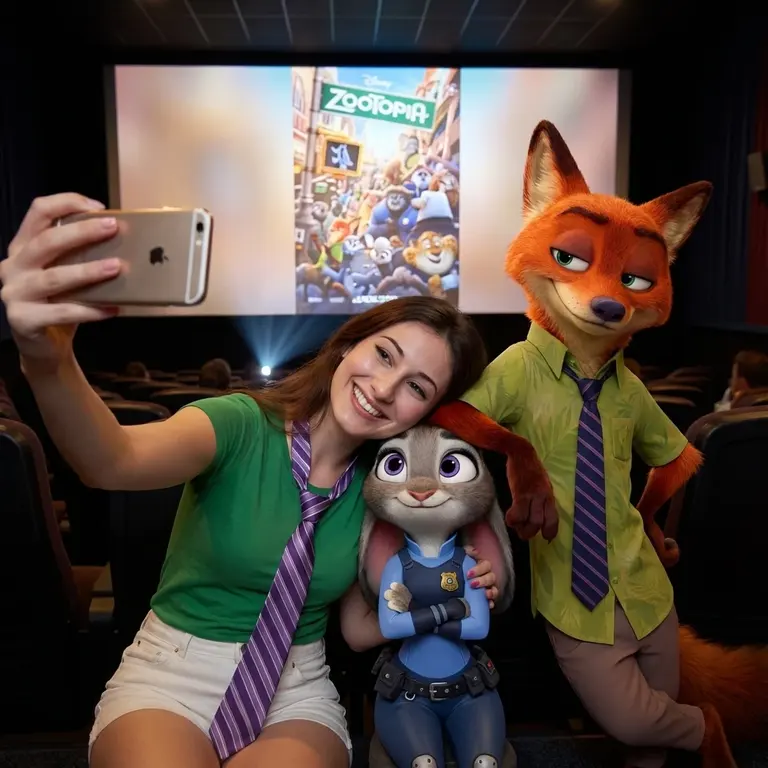 Zootopia selfie example 2